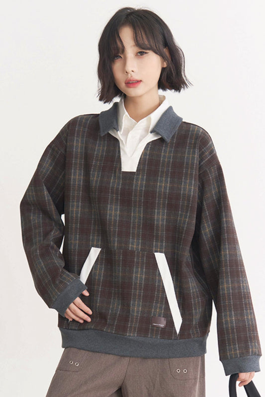 Gravity Museum 2025 Sweater Stripe Spring - Patchwork