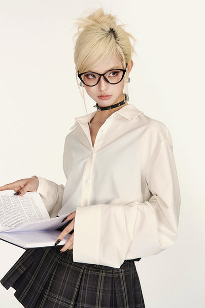 Preppy Rock Plissee Karo