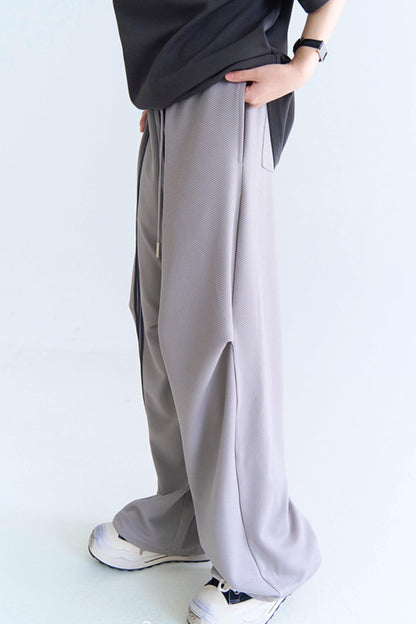 クラッシュレッグパンツ ワイドカラー