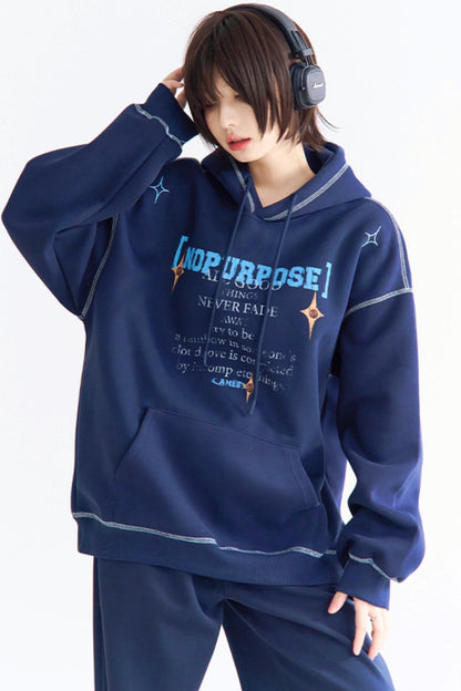 カジュアルカンガルーポケットパーカー