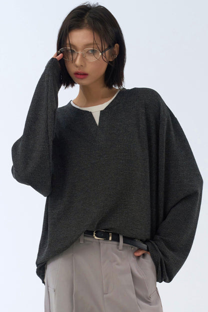 トップス ダークモード ルーズ