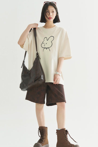 インクミニマリストTシャツスケッチ