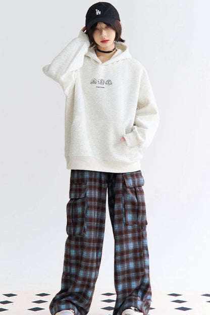 Hooded Print Puppy Sweatshirt