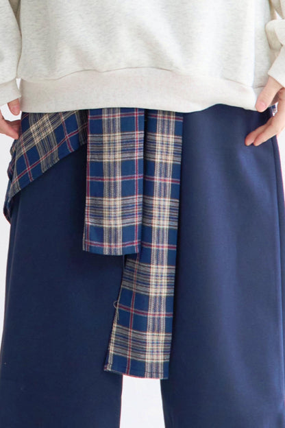 リラックスしたミニマリストスウェットパンツ