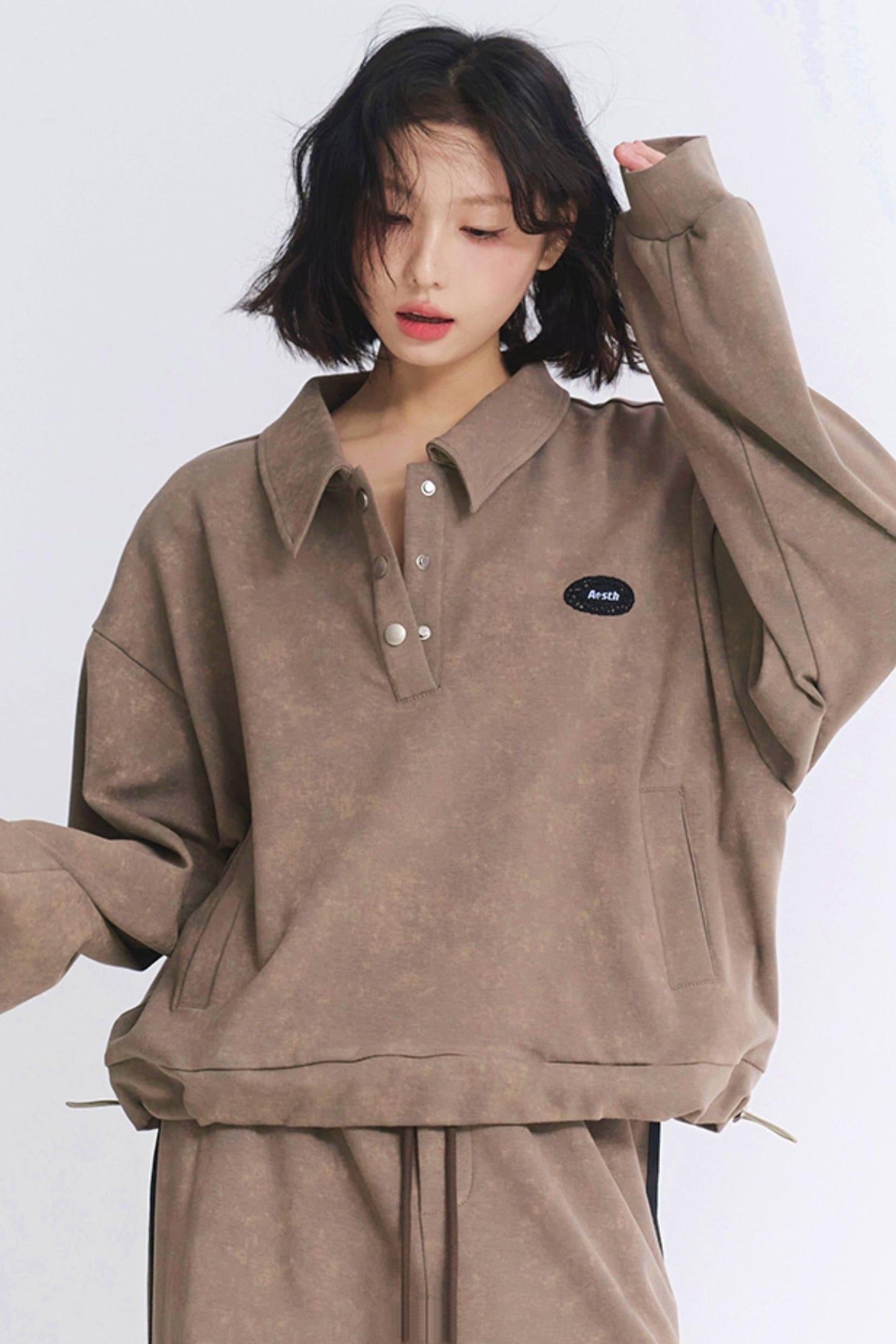 パンツ スウェットシャツ カーゴセットアップと