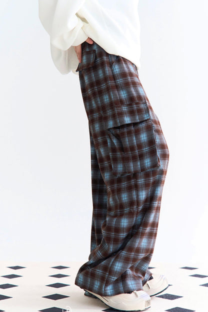 パンツ ウエストチェック ハイワイド