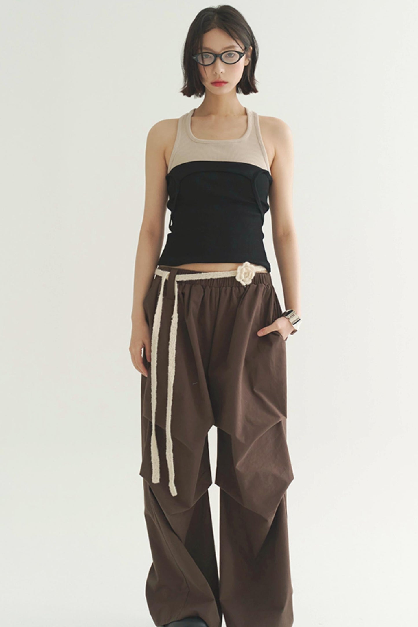 Style Double Layer Slim Camisole