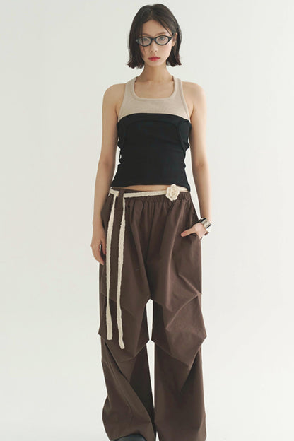 Style Double Layer Slim Camisole