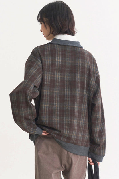 グラビティ・ミュージアム 2025 セーター ストライプ スプリング - パッチワーク