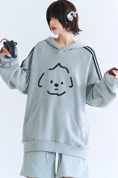 セットアップ スウェットパンツ リラックスフィット プリント