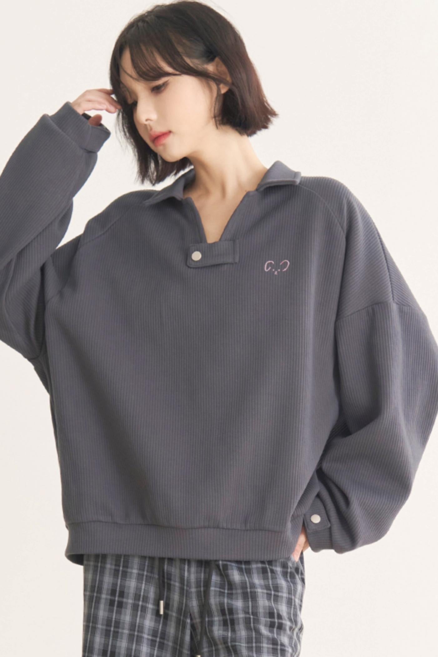 Pullover Museum Fall Gravity - Oversized Kollektion Damen Frühling