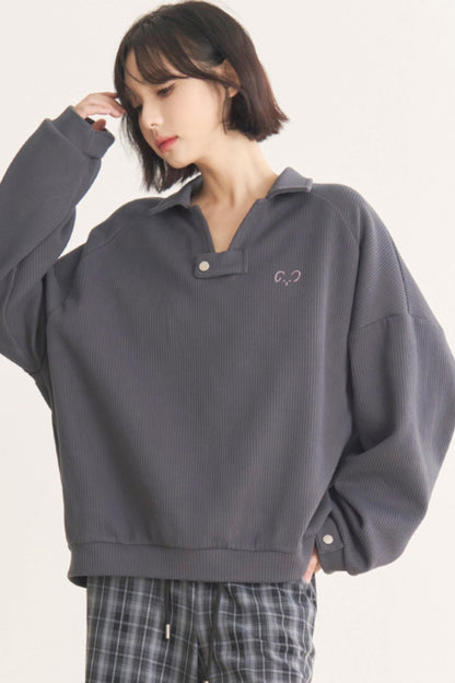 Pullover Museum Fall Gravity - Oversized Kollektion Damen Frühling