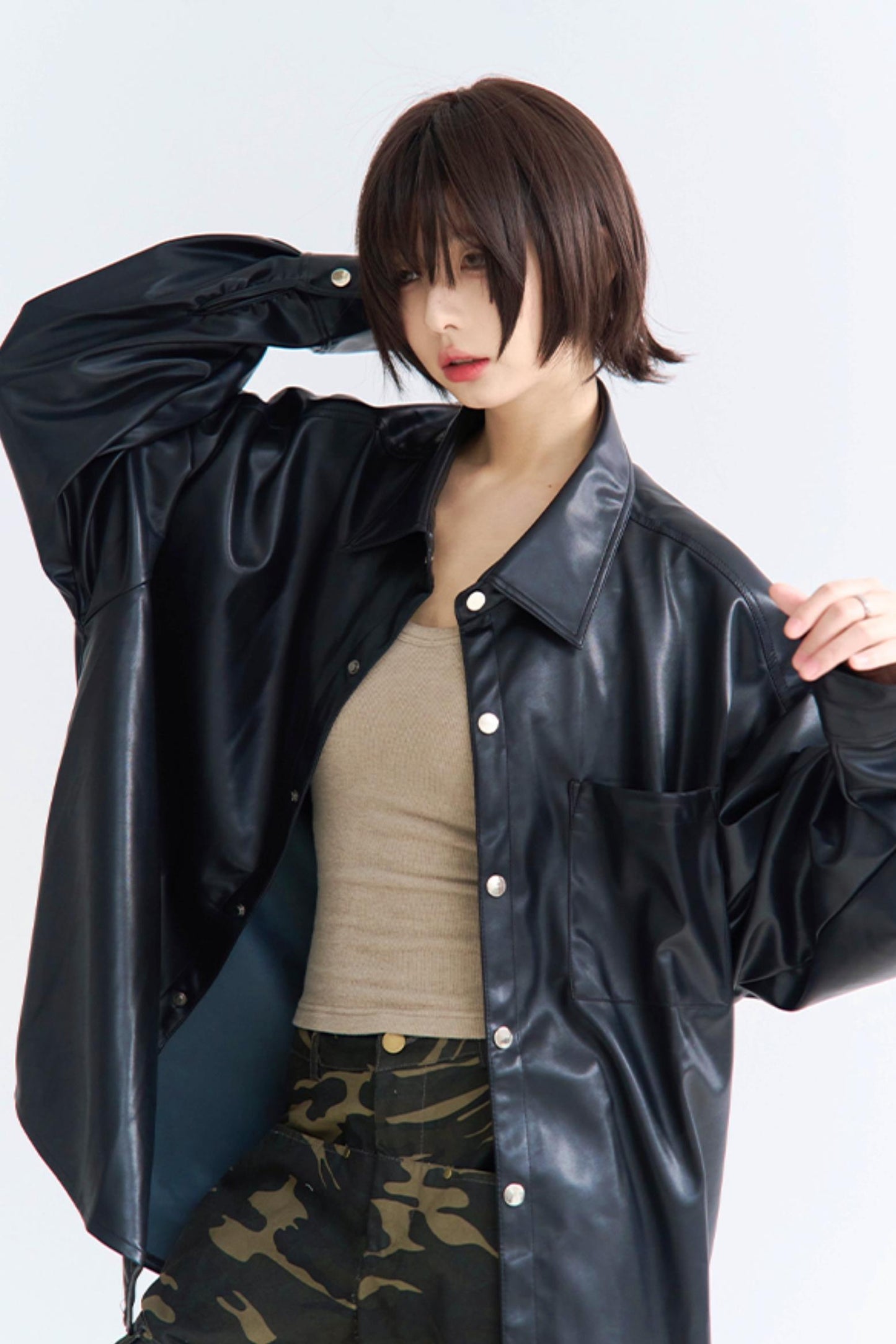 トップス ヴィンテージスタイル PU