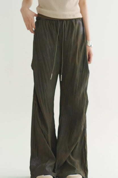 ドレーププリーツカジュアルパンツ