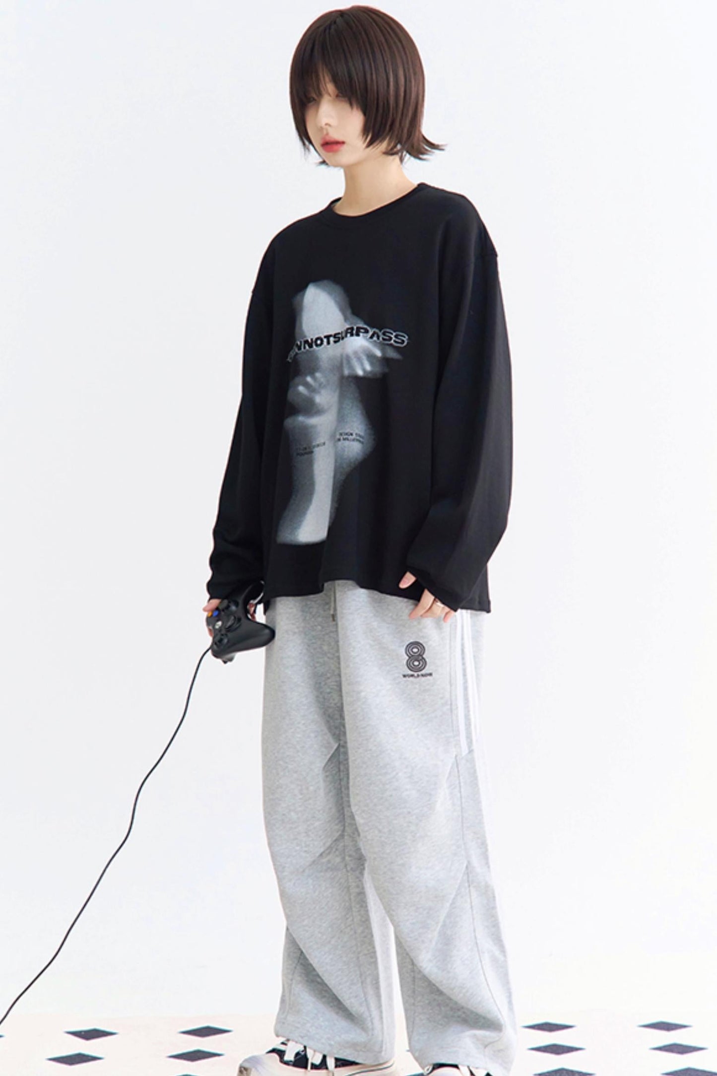 ネックベーシックTシャツラウンド