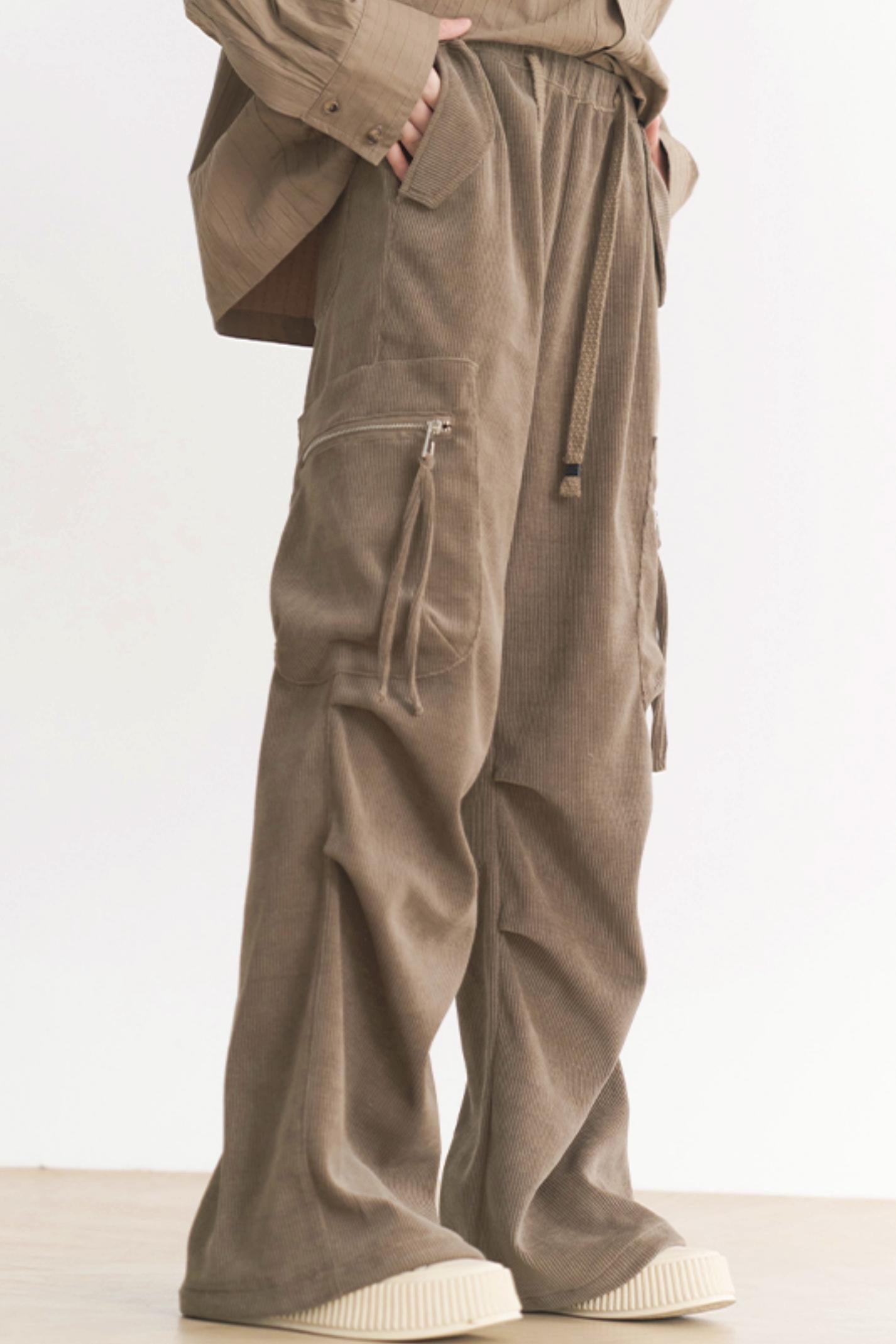 カジュアルワイドミュージアムレッグパンツ レディース グラビティ