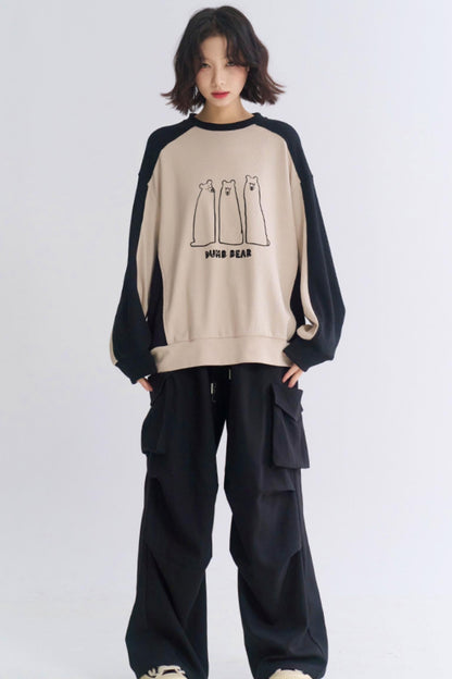 ワイドレッグユーティリティカジュアルパンツ