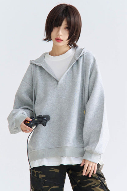 ユニセックスカジュアルパーカースタイル