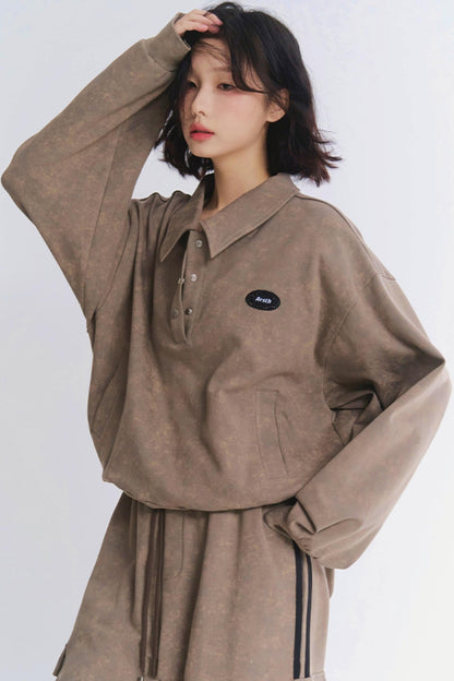 パンツ スウェットシャツ カーゴセットアップと