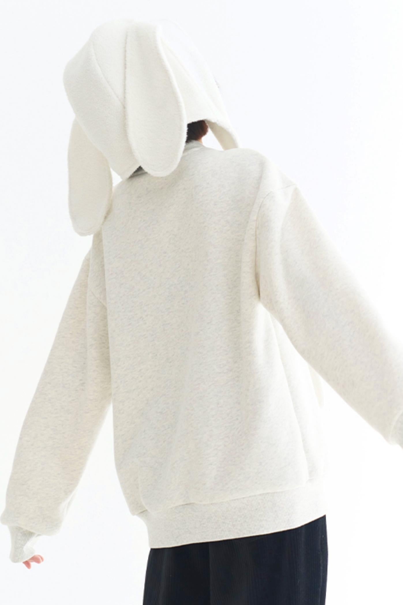 モチーフスウェットシャツ ウサギ