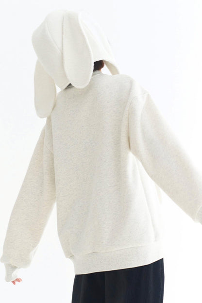 モチーフスウェットシャツ ウサギ