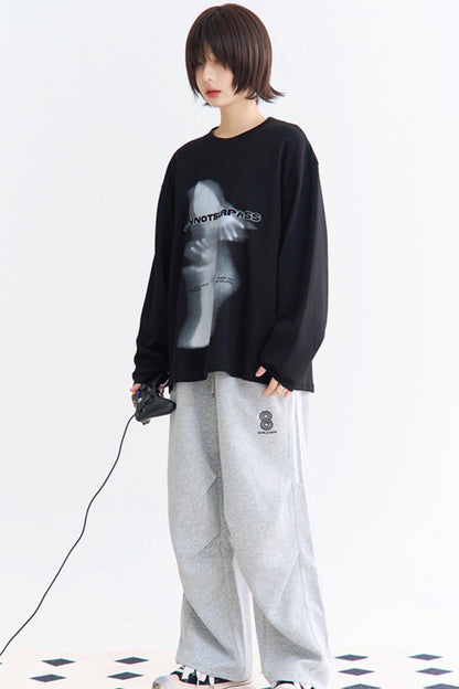 ラウンドベーシックネックTシャツ