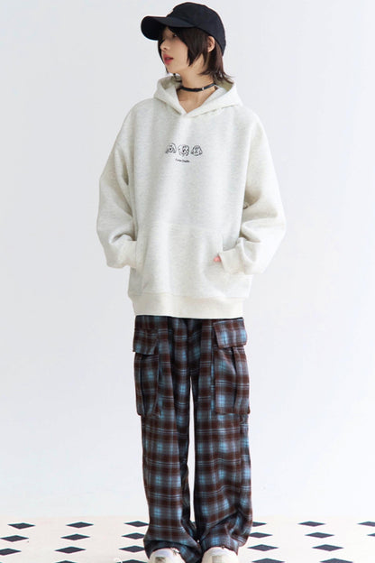 Hooded Print Puppy Sweatshirt