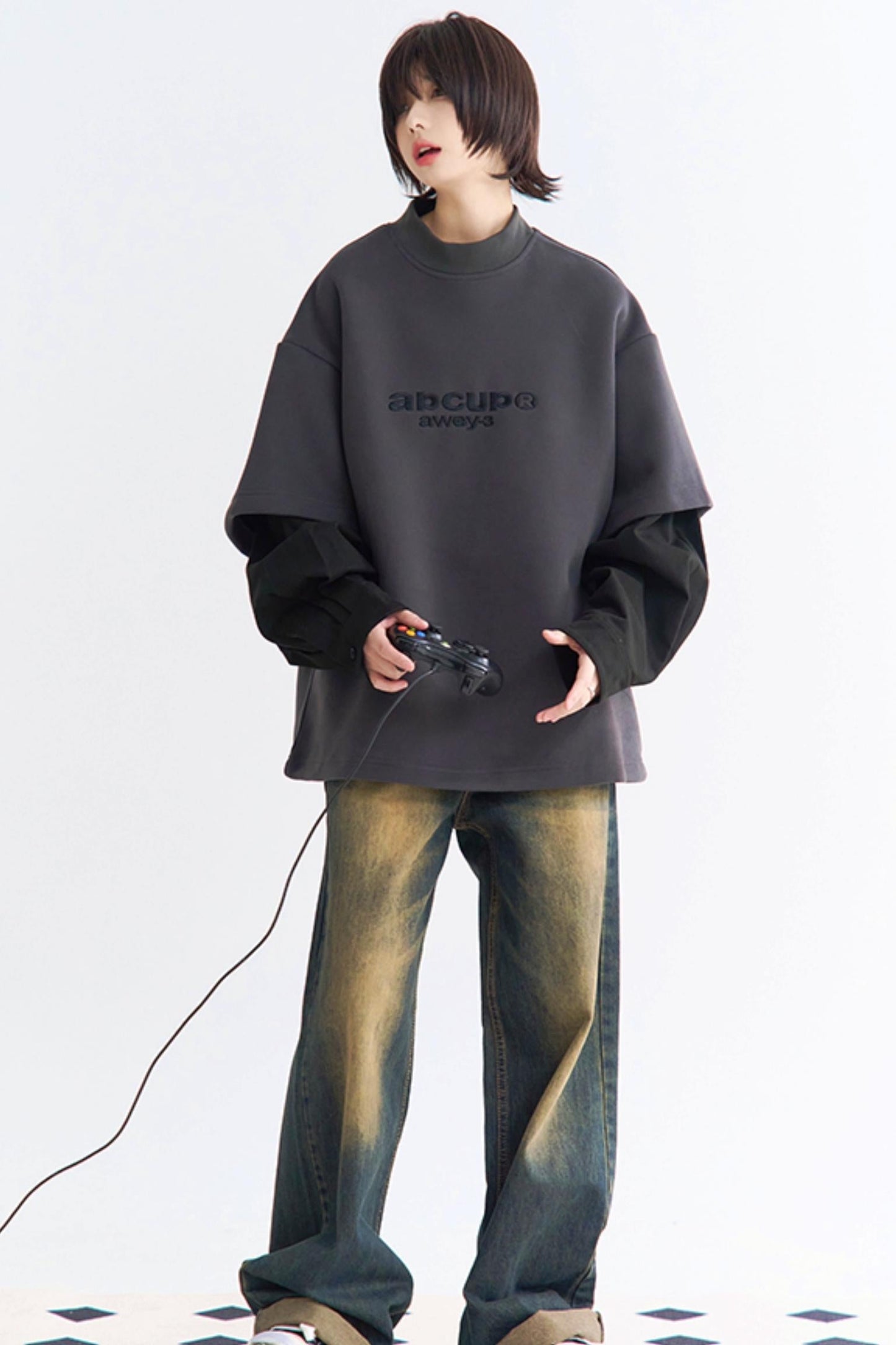 Pullover Contrast Layer Style