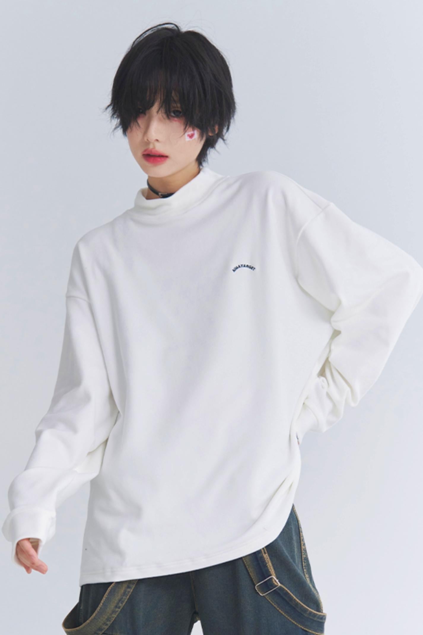 Women's Warm Turtle T-Shirt Gravity Fall/Winter Model Half Fleece Museum