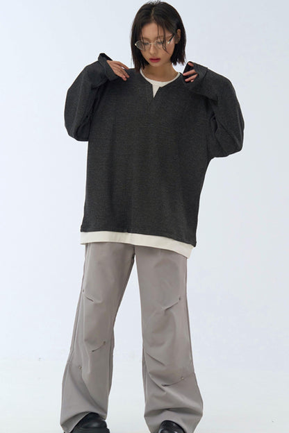 トップス ダークモード ルーズ