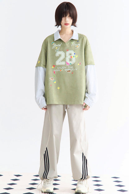 リラックススウェットパンツ ドローストリング