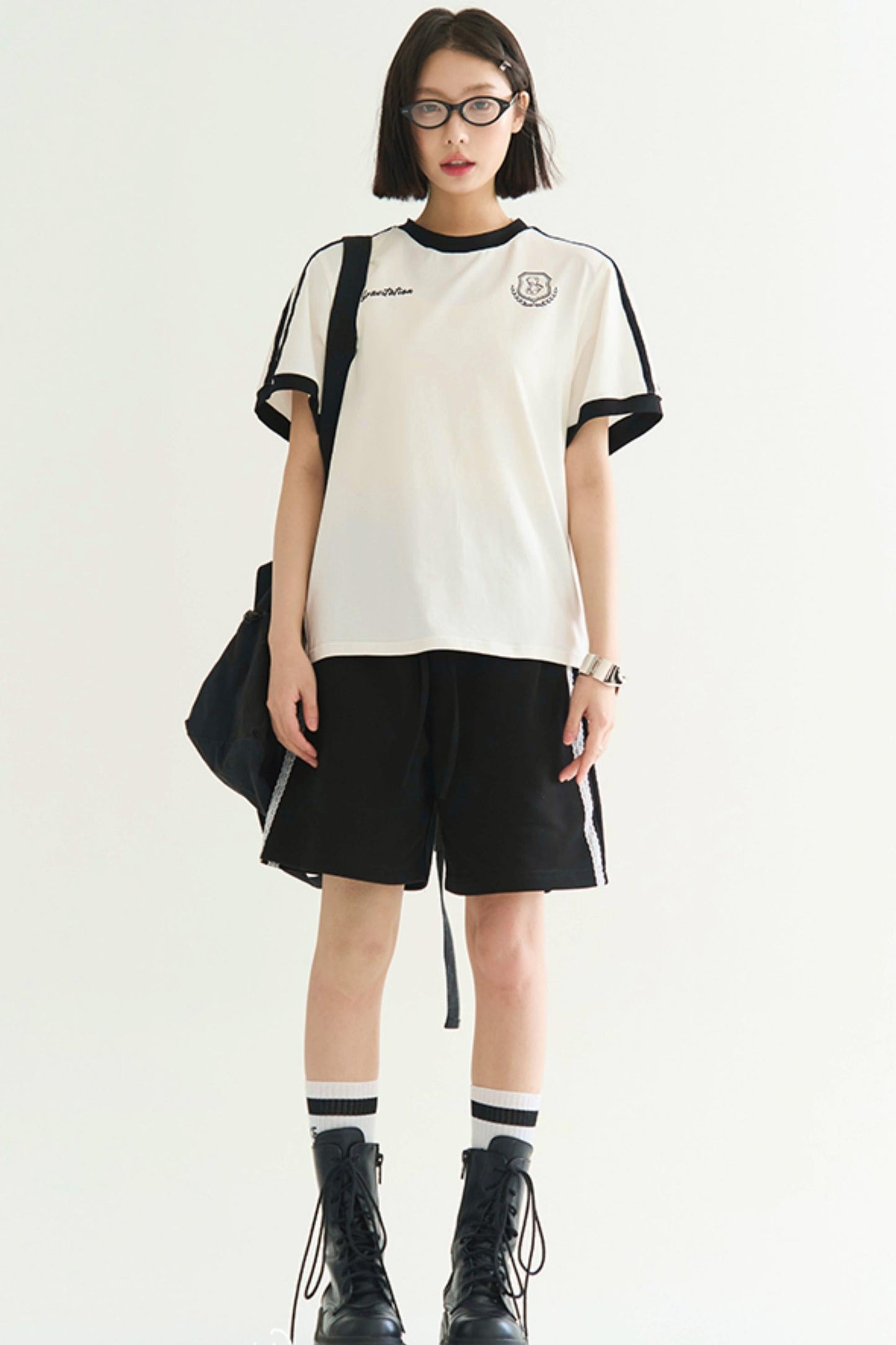 フィットリラックスパッチワークパンツ