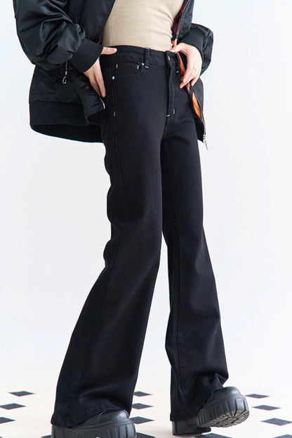 Schmale Micro-Flare-Jeans