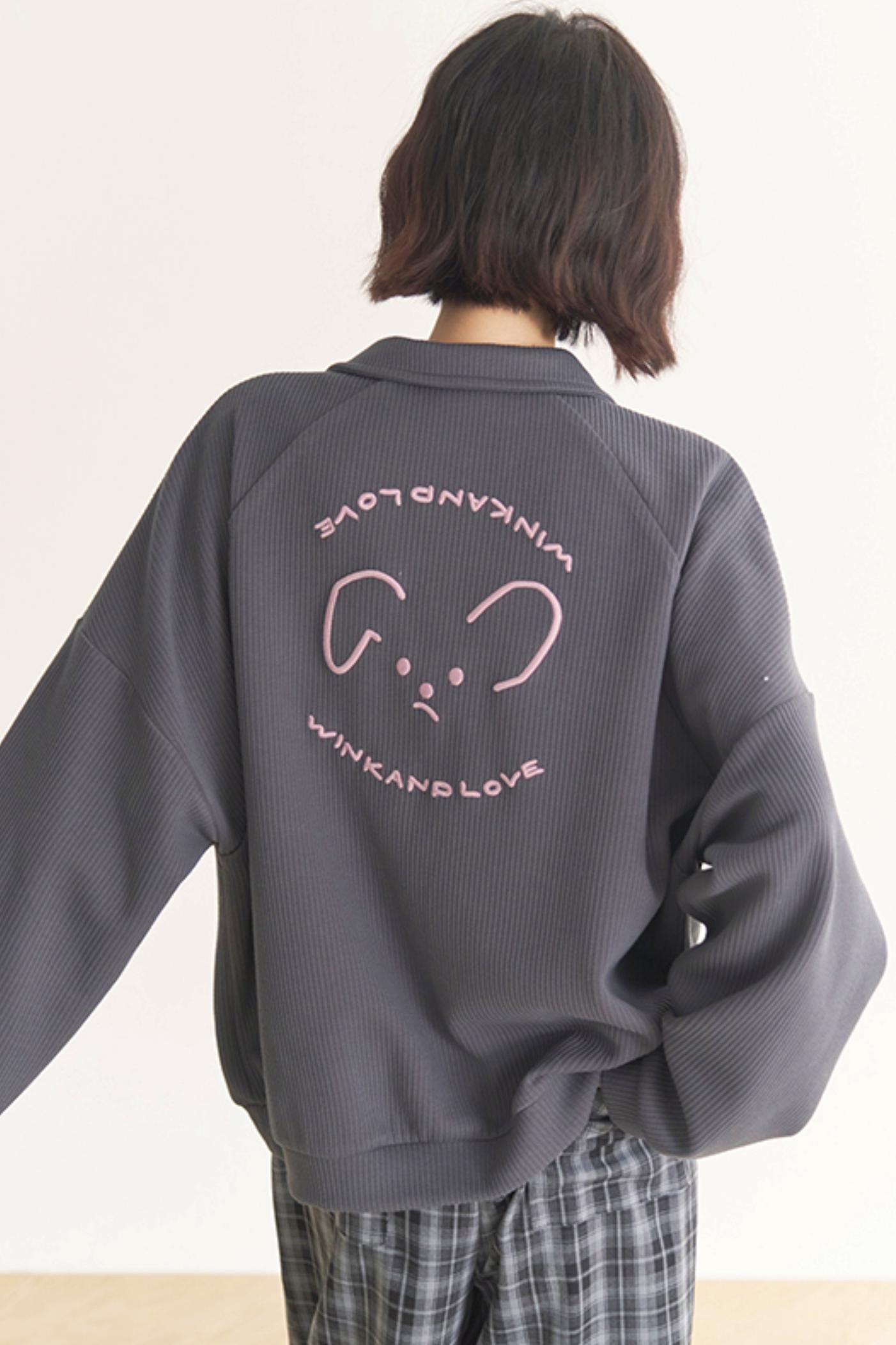 Pullover Museum Fall Gravity - Oversized Kollektion Damen Frühling