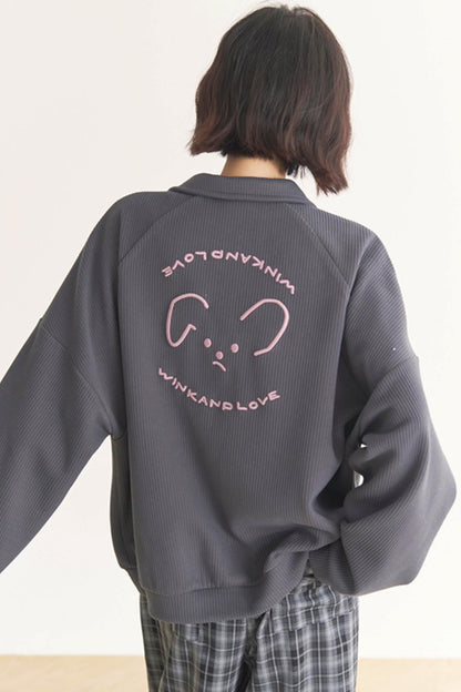 Pullover Museum Fall Gravity - Oversized Kollektion Damen Frühling