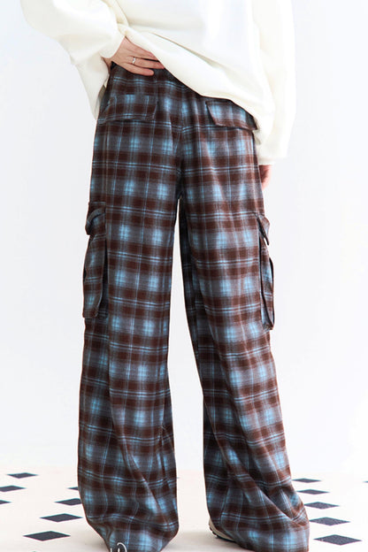パンツ ウエストチェック ハイワイド