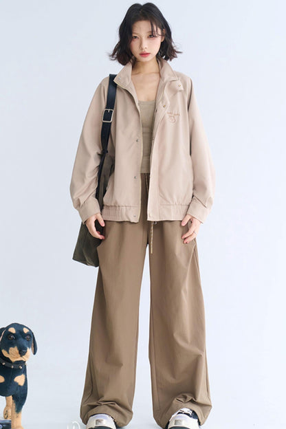 ミニマリストなワイドレッグカジュアルパンツ