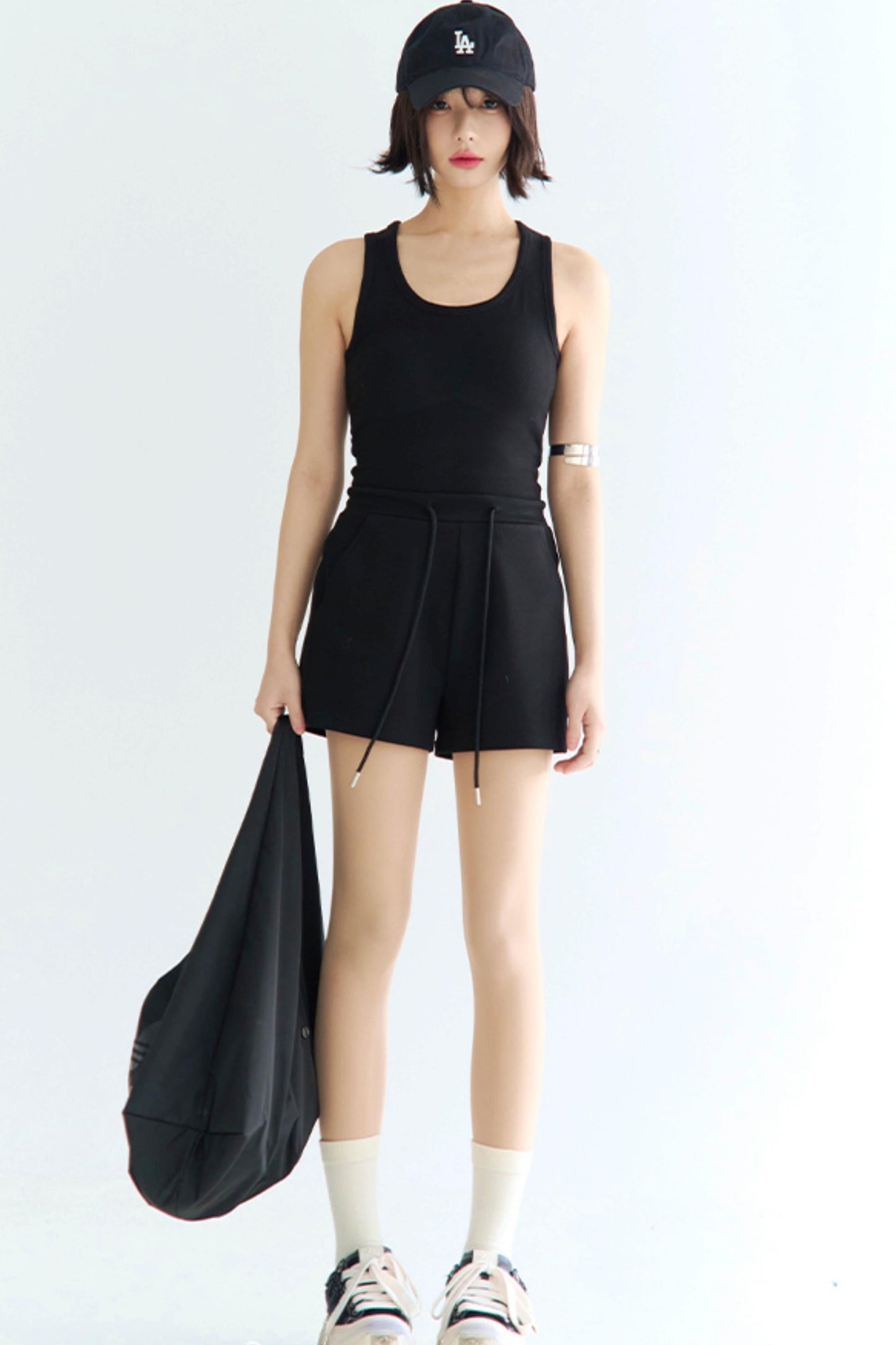 Shorts mit hoher Taille