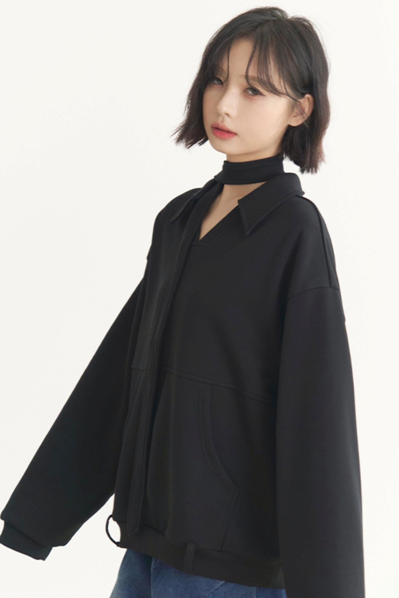 ミュージアムカジュアル Vネック レディース 2025 コレクション スプリング グラビティ プルオーバー