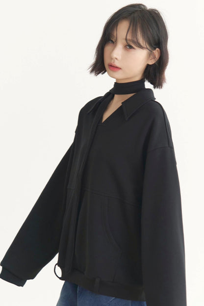 ミュージアムカジュアル Vネック レディース 2025 コレクション スプリング グラビティ プルオーバー