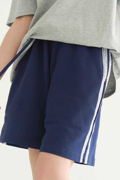 フィットリラックスパッチワークパンツ