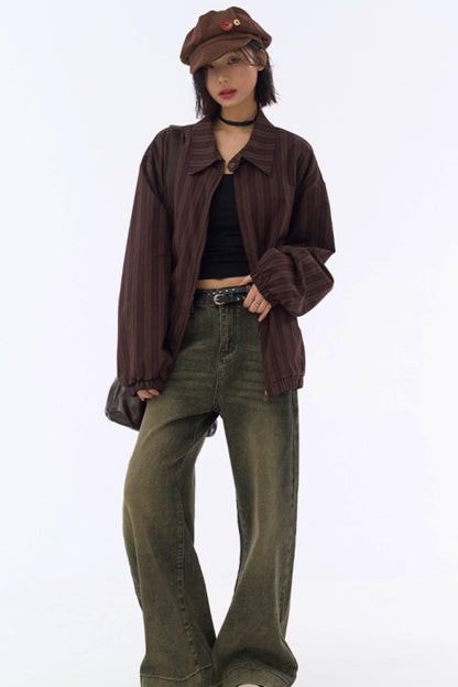 jacket striped Vintage