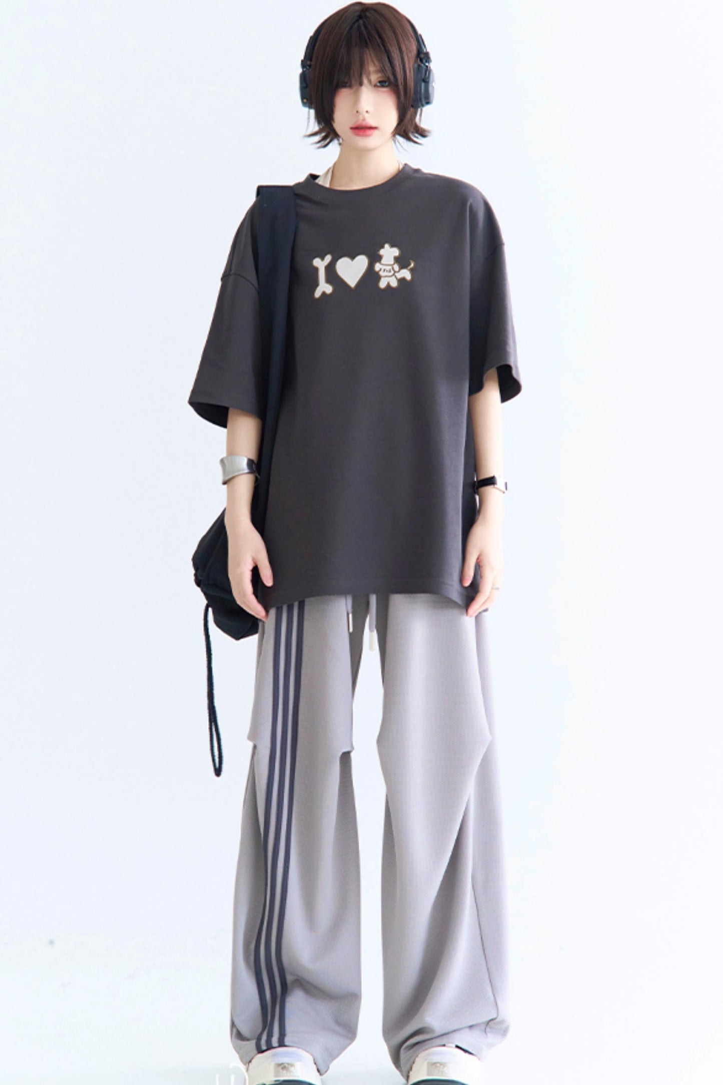 クラッシュレッグパンツ ワイドカラー