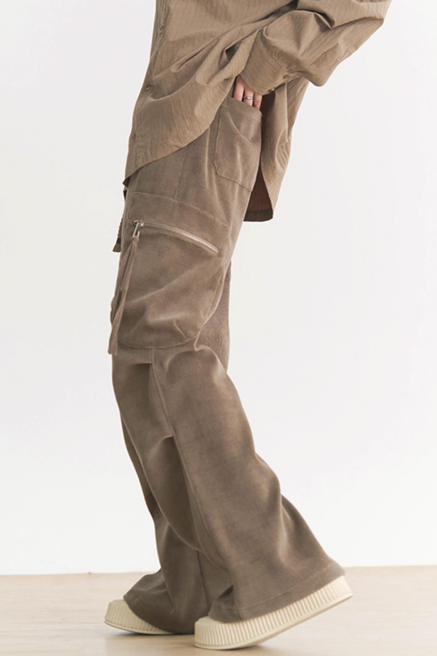 カジュアルワイドミュージアムレッグパンツ レディース グラビティ