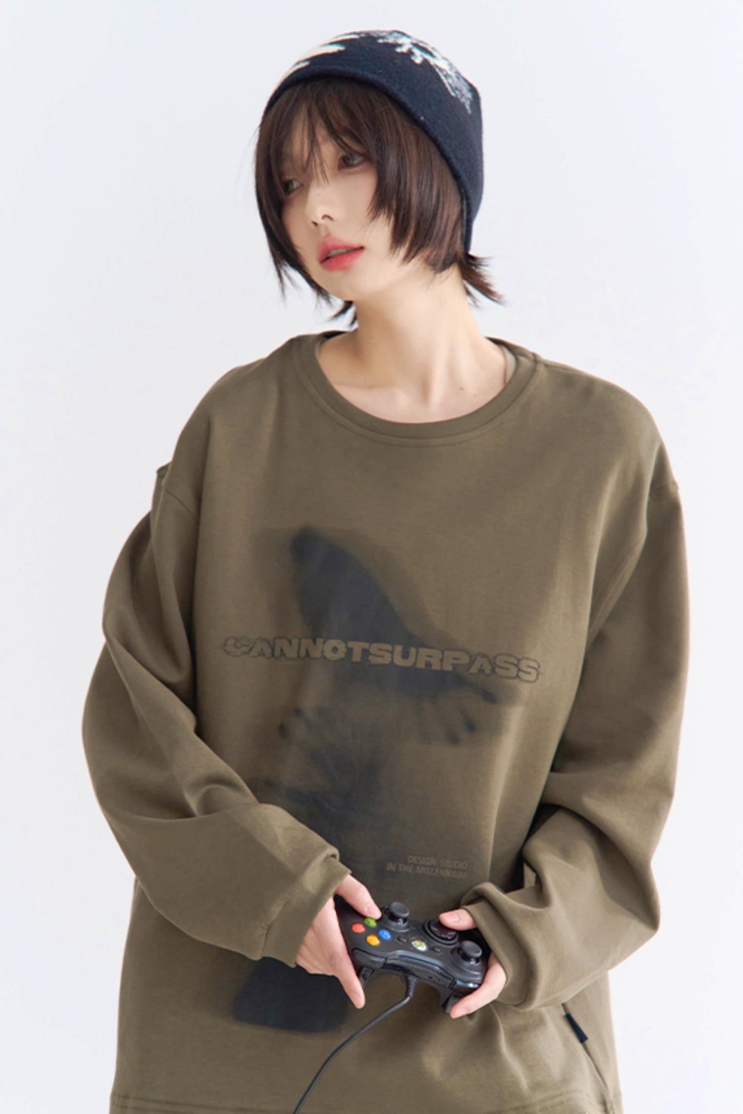 ラウンドベーシックネックTシャツ