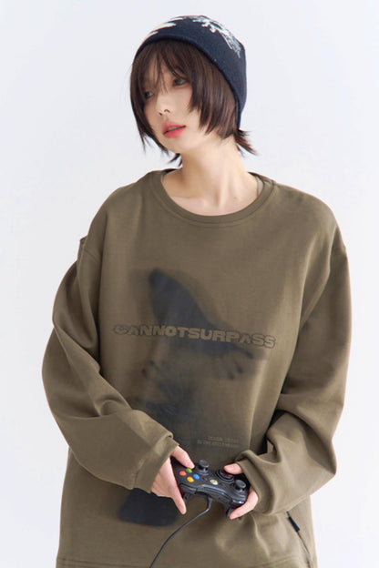 ラウンドベーシックネックTシャツ