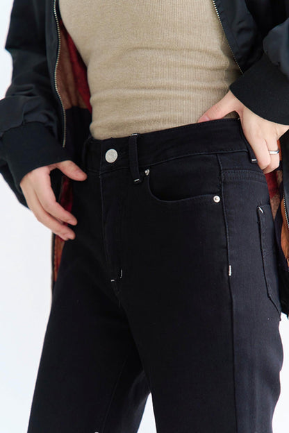 Schmale Micro-Flare-Jeans