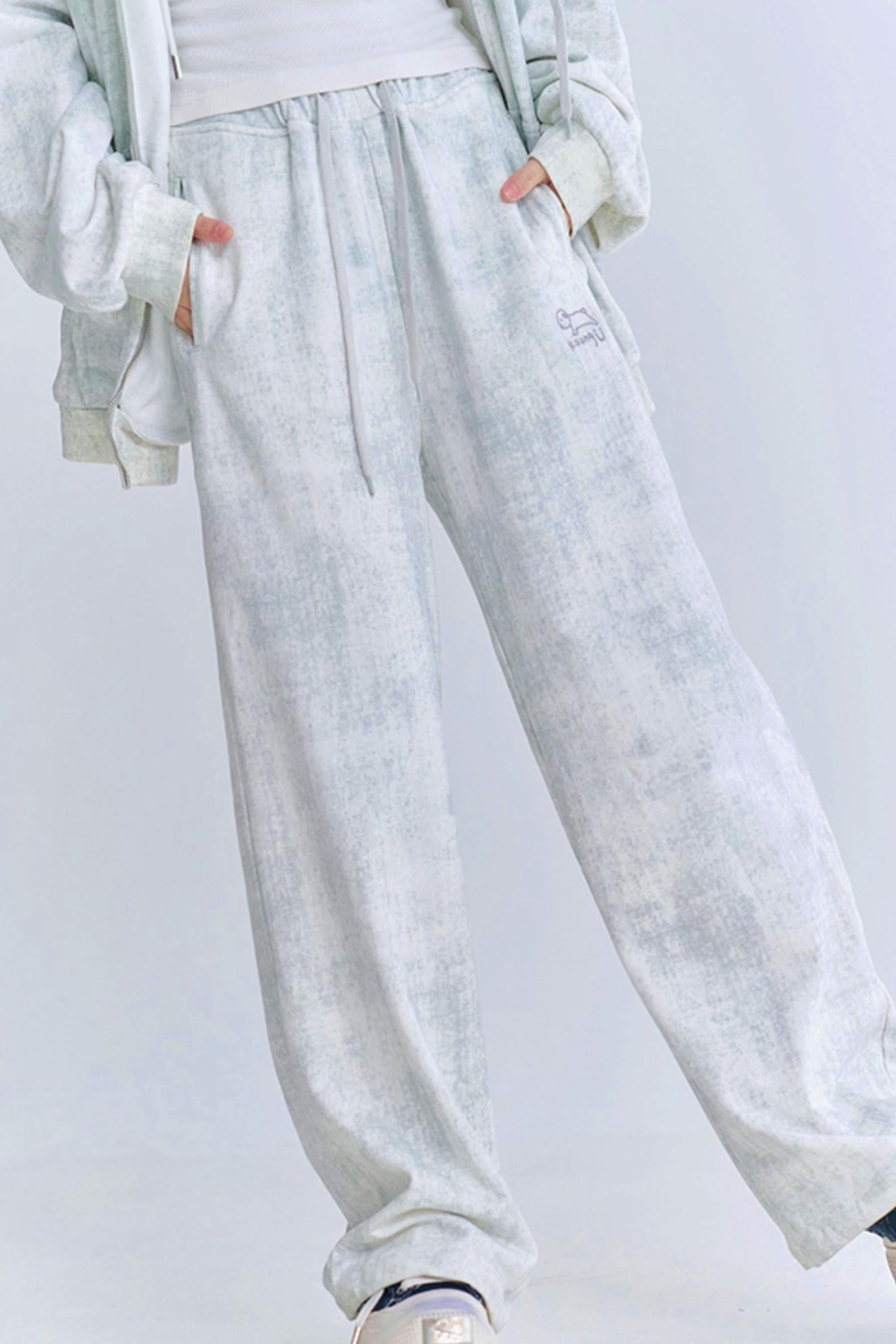 カーディガンフィット リラックスフーディーセットアップ