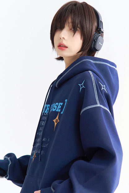 カジュアルカンガルーポケットパーカー