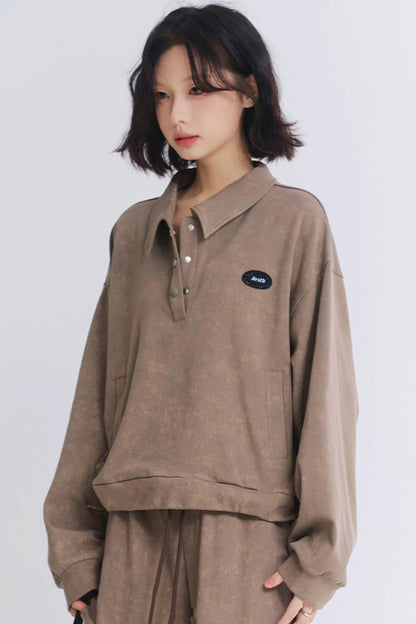 パンツ スウェットシャツ カーゴセットアップと